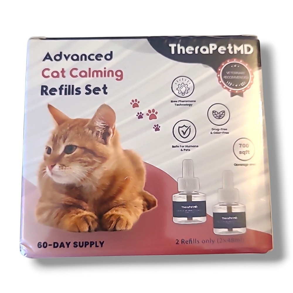 TheraPetMD Advanced Cat Calming Plug-In Diffuser Refill Kit 60-Day Supply